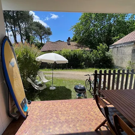Avec Chambre, Terrasse Et Jardinet Proche Plage, Foret Pins, Piste Cyclable, Appartement