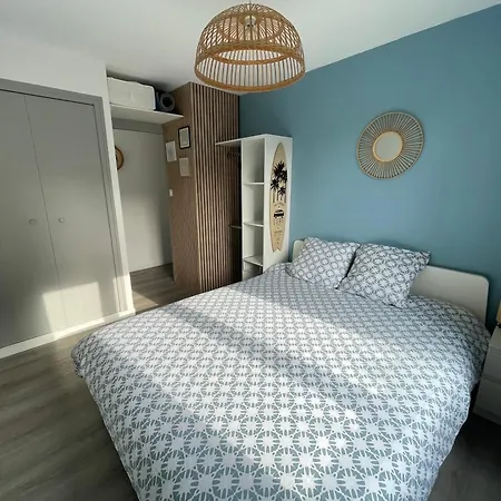 Lejlighed Avec Chambre, Terrasse Et Jardinet Proche Plage, Foret Pins, Piste Cyclable, Mimizan-Plage